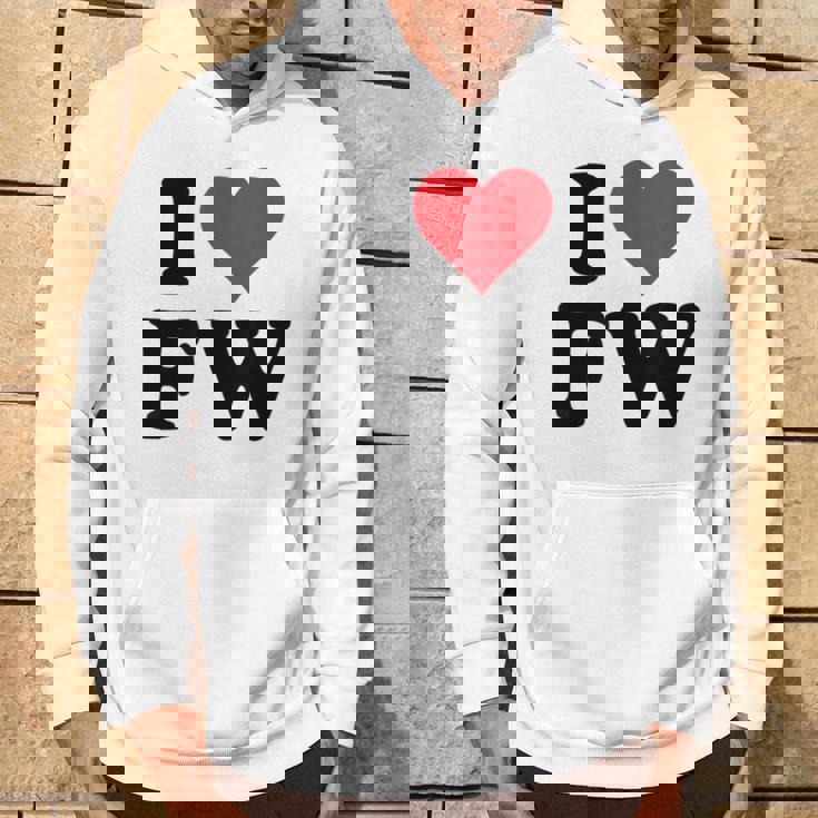 I Heart Fw Initials I Love FW First And Last Name F W パーカー ライフスタイル