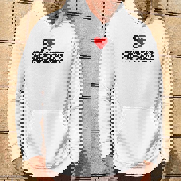 I Heart Hockey パーカー ライフスタイル