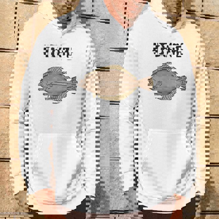 Hirame ヒラメ 平目 鮃 魚好き 願掛け 釣り好き 海釣り 趣味 おもしろ 寿司ネタ 趣味釣り 船釣り 釣り パーカー ライフスタイル