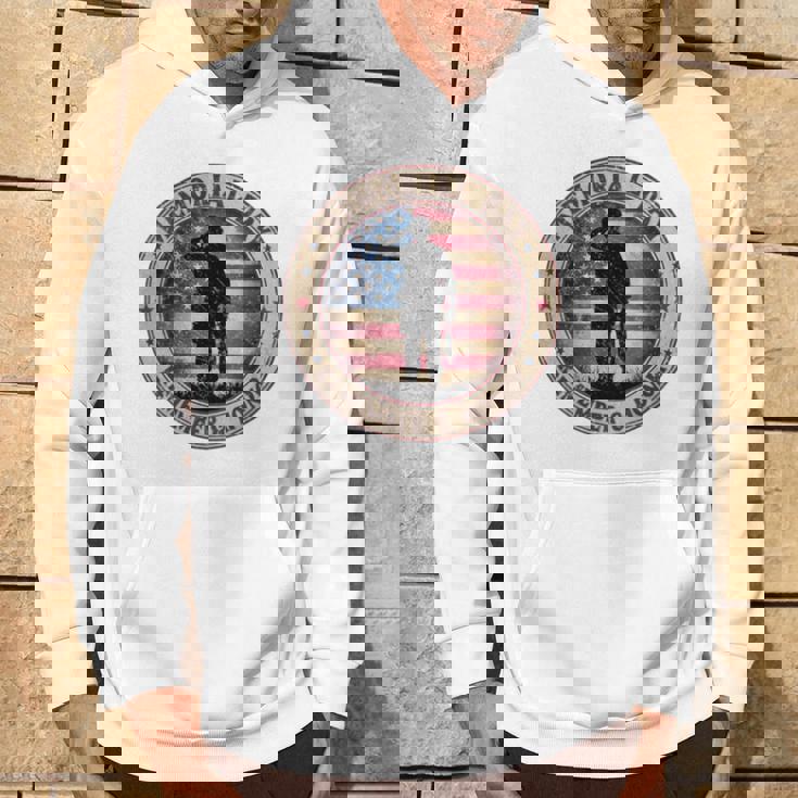 Honor Remember Memorial Day ヴィンテージポピーフラワー 愛国的 長袖tシャツ パーカー ライフスタイル