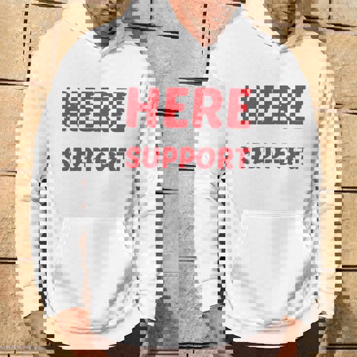 I'm Just Here For Moralupport 友情を高める 長袖tシャツ パーカー ライフスタイル