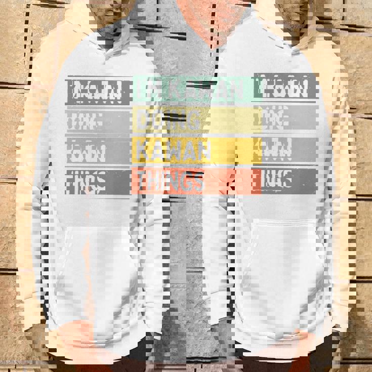 I'm Kawan Doing Kawan Things 面白い名言 長袖tシャツ パーカー ライフスタイル