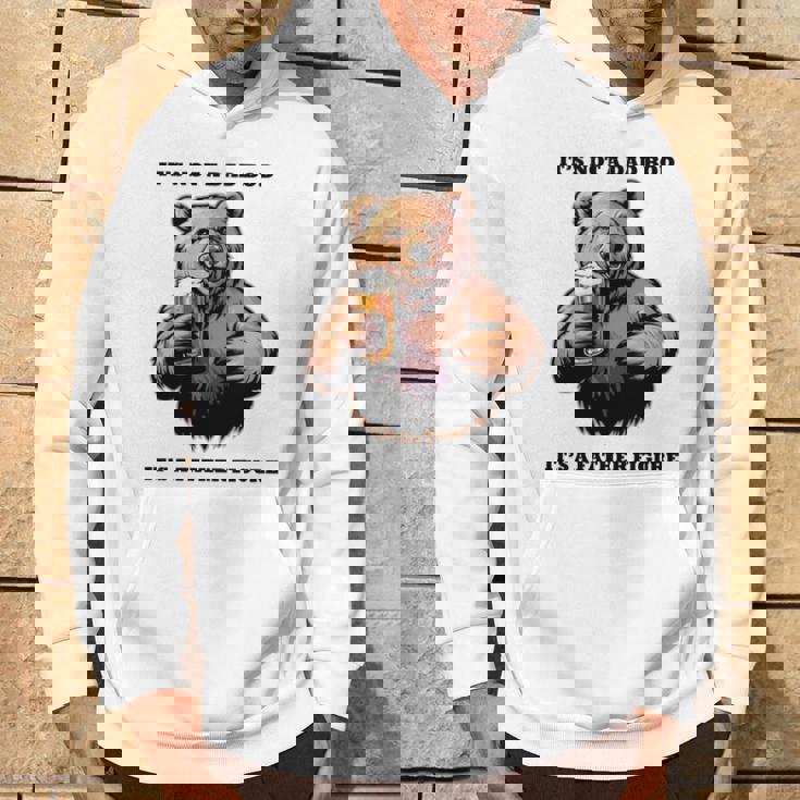 It's Not A Dad Bod、ビールで最高の人生を生きる父熊 長袖tシャツ パーカー ライフスタイル