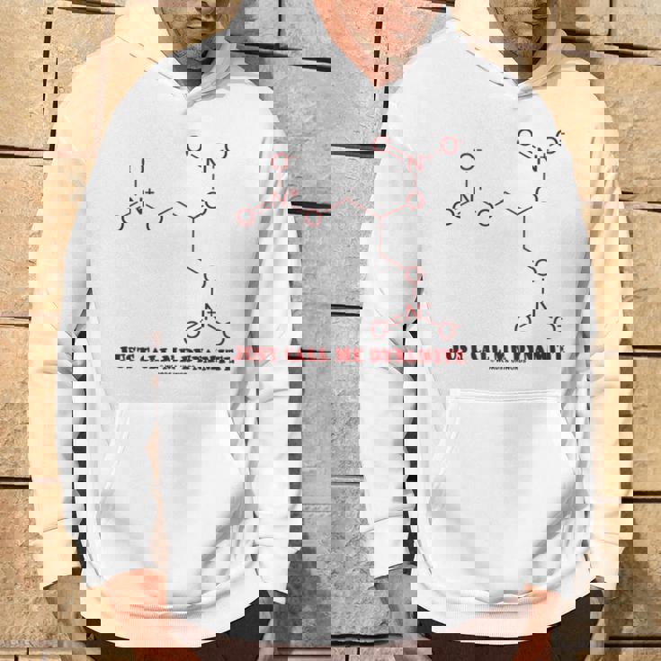 Just Call Me Dynamite ニトログリセリン 化学分子 ユーモア パーカー ライフスタイル