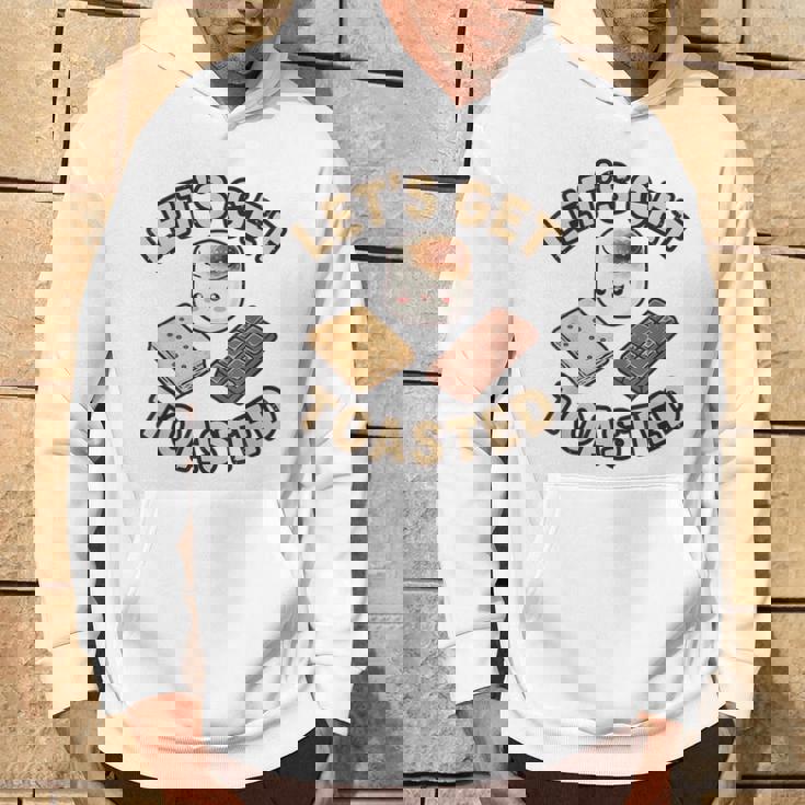 Kawaii'mores Let's Get Toast キュート 面白い キャンプ 駄洒落。 パーカー ライフスタイル