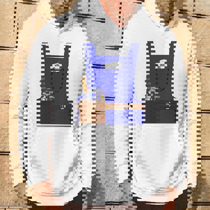 Last Minute Mason ハロウィン 労働者 グループ コスチューム 長袖tシャツ パーカー ライフスタイル