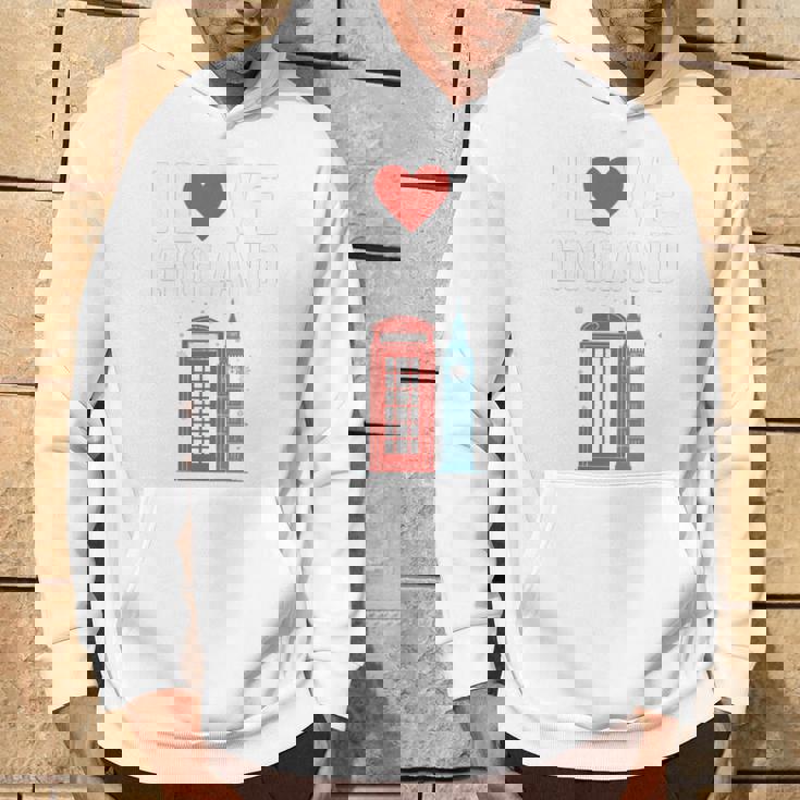 I Love Englandの象徴的なランドマークデザイン。 長袖tシャツ パーカー ライフスタイル