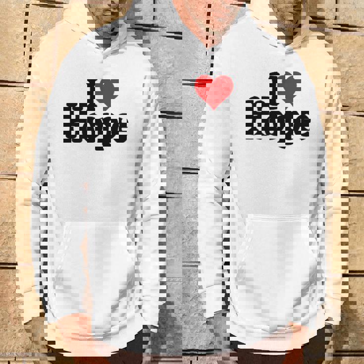 I Love Heart Hope Namee On A パーカー ライフスタイル