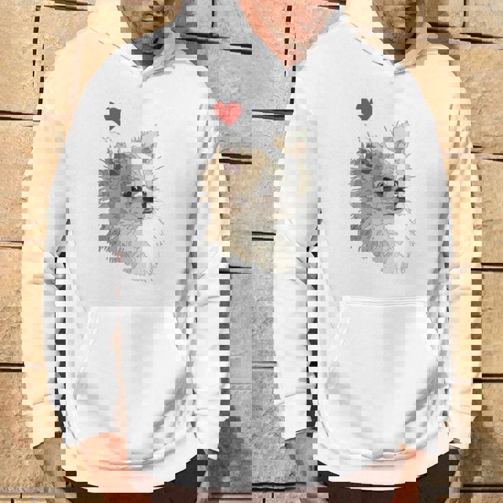 I Love Japan And Chihuahua 長髪 ちわわ ロングヘアママ 長袖tシャツ パーカー ライフスタイル