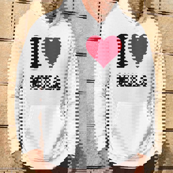 I Love Mula パーカー ライフスタイル