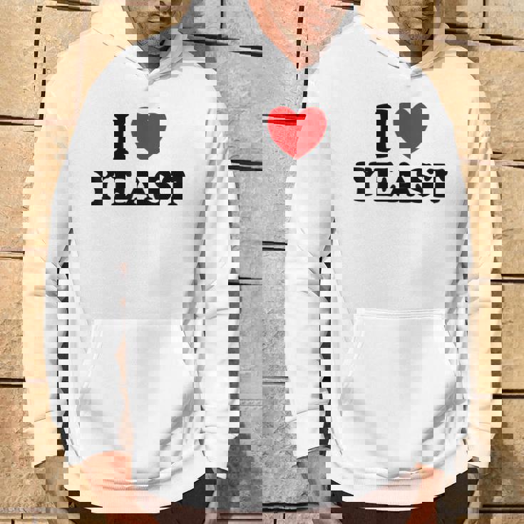 I Love Yeast 面白くてかわいい栄養パン屋フードヌーチファン パーカー ライフスタイル