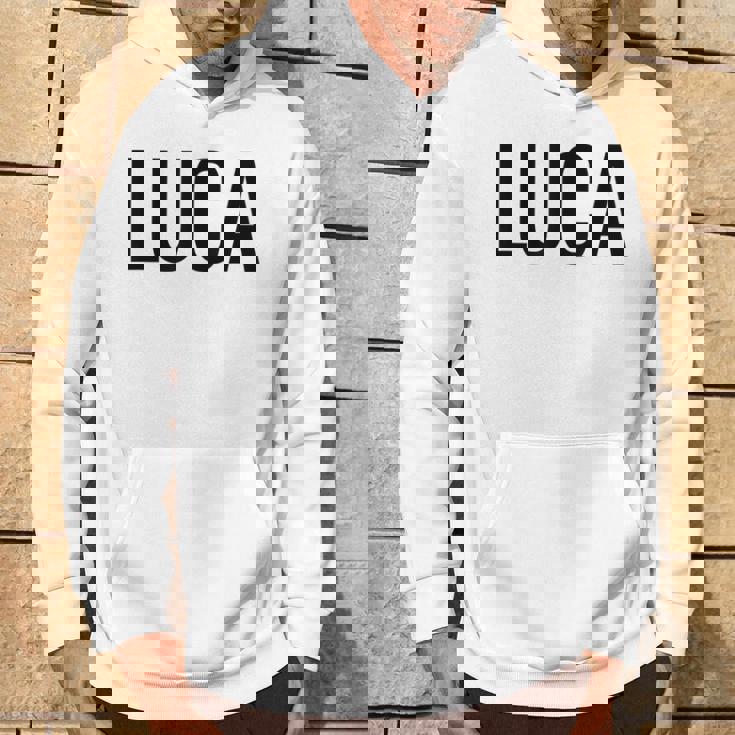 Luca パーカー ライフスタイル