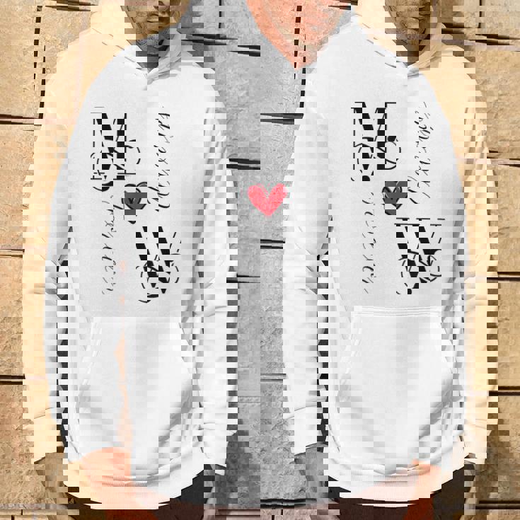 M&W カップル イニシャル 結婚式 記念日 新築祝い パーカー ライフスタイル