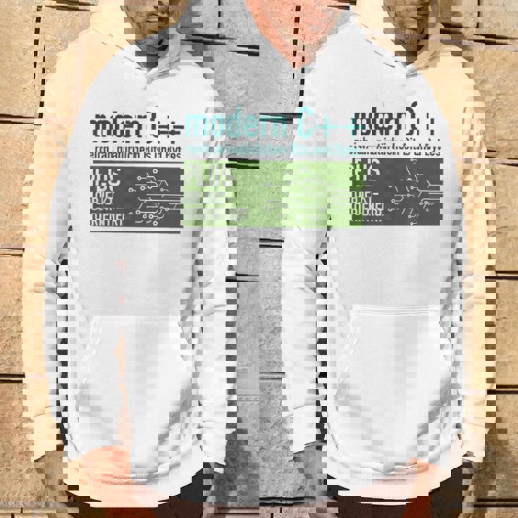 Modern C リッチなナチュラルビットとバイトプログラミング パーカー ライフスタイル