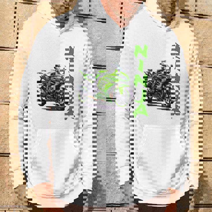 Ninjaオートバイスポーツバイク 長袖tシャツ パーカー ライフスタイル