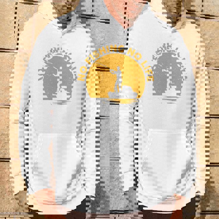 No Fishing No Life 釣り フィッシング ロゴ プリント 長袖tシャツ パーカー ライフスタイル