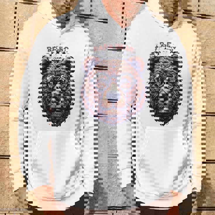 メンズ Papa Bear Face サングラス Papa Bear Lover 父の日 パーカー ライフスタイル