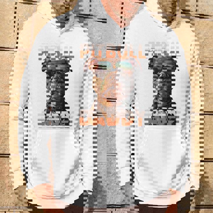 Pitbull Daddyピットブル・パパ・ヴァタータグ アメリカン・ピット・ブル・テリア・パパ 長袖tシャツ パーカー ライフスタイル