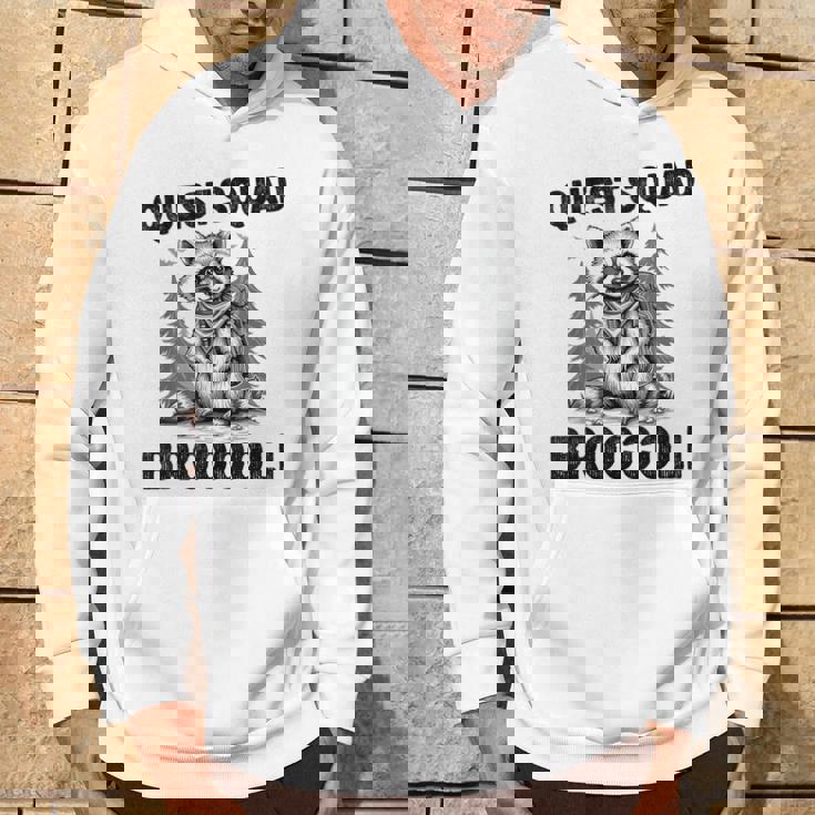 Questquad ブロッコリー 面白い 猫好き パーカー ライフスタイル