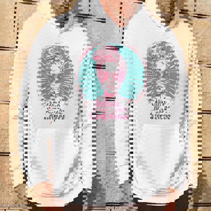 Radiate Love And Confidence Body Positive レトロ ポップアート パーカー ライフスタイル