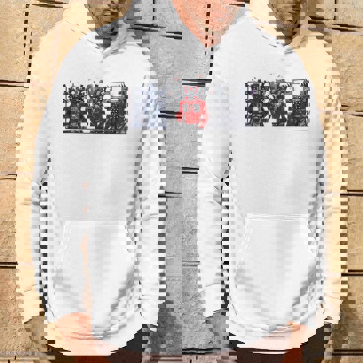 Skibidi トイレスピーカーマン カメラマン トイレ テレビマン パーカー ライフスタイル