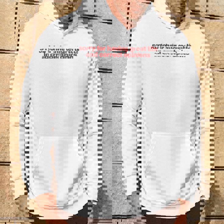 Sorry For Having Great Tits And Correct Opinions Y2k パーカー ライフスタイル