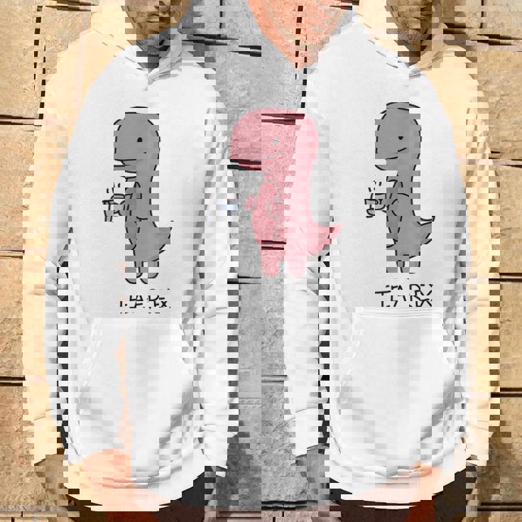 Tea Rex ユーモラスパン。 パーカー ライフスタイル