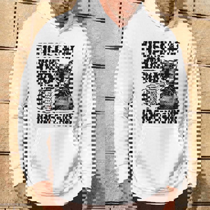 This Is My Work From Homearcastic Cat Remote Worker パーカー ライフスタイル