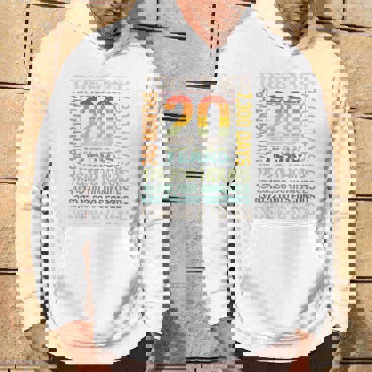 Together 20 Years Forever To Go 結婚20周年記念 パーカー ライフスタイル