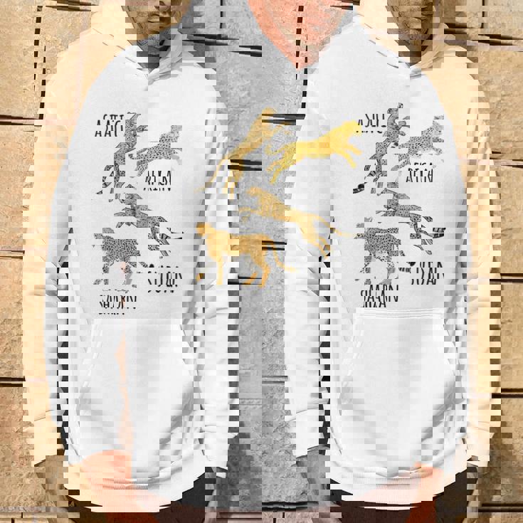 Type Of Cheetahs Breeds Collection、チータープリント、ビッグキャット パーカー ライフスタイル