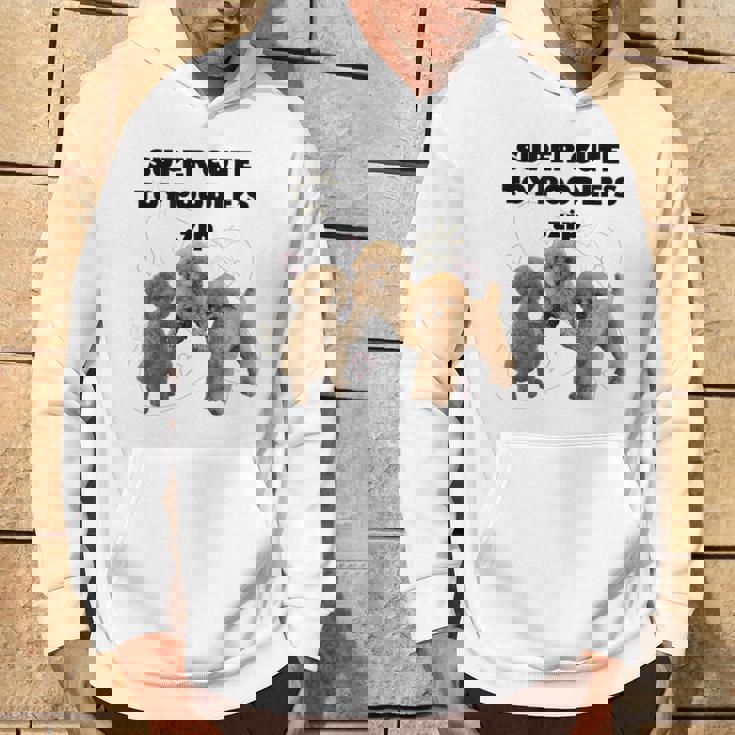 【Super Cute Toypoodles】トイプードル 実写 パーカー ライフスタイル