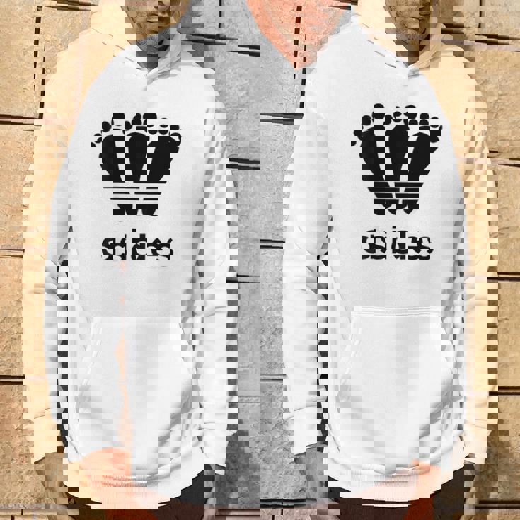 【バックプリント・背中側】アシデス Asides 足です。【変なデザイン屋さん】スポーツ ブランド パロディ 面白 パーカー ライフスタイル