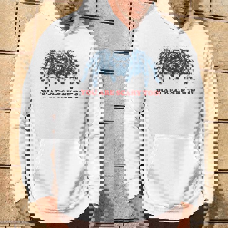 あなたも怖いよ！ タランチュラの飼い主 面白いタランチュラ パーカー ライフスタイル