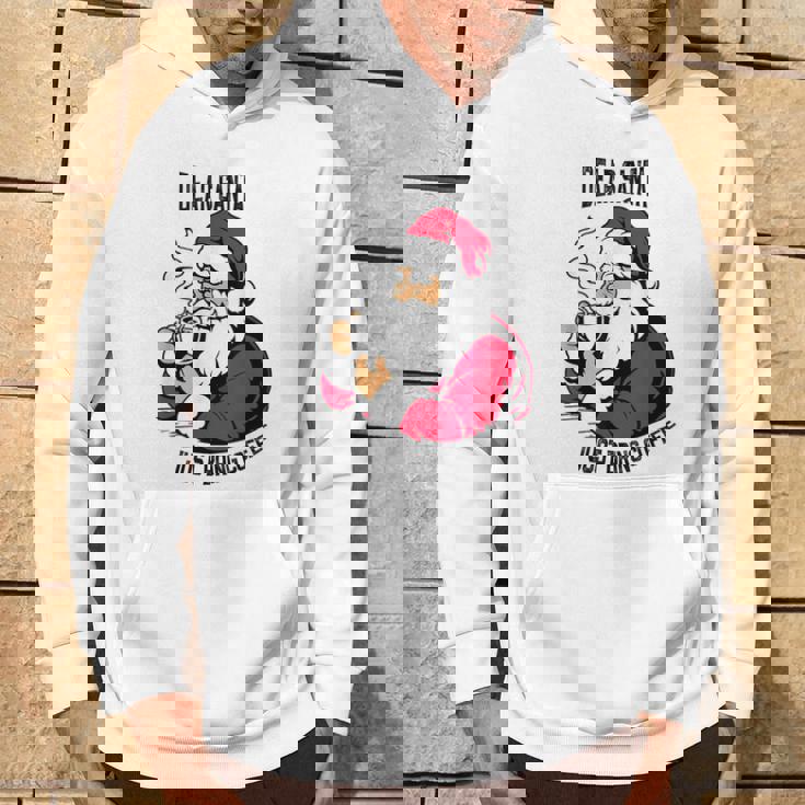 おもしろい親愛なるサンタさん、コーヒーを持ってきてクリスマスクリスマス パーカー ライフスタイル