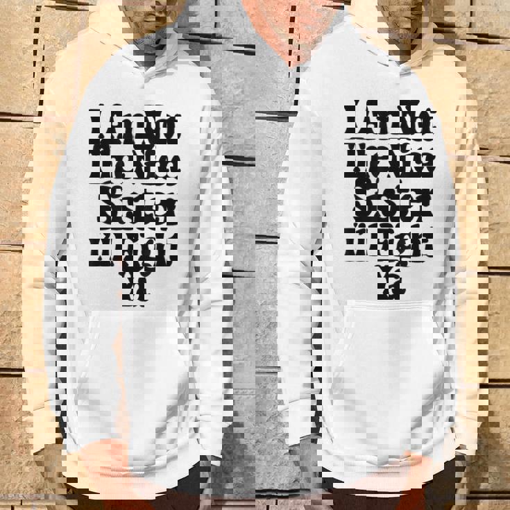 おれはナイスシスターじゃないよ戦ってやるよおもしろい皮肉 パーカー ライフスタイル