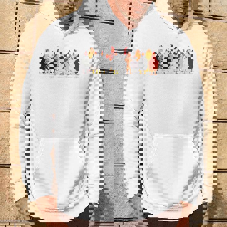 かわいい鶏 洋画 恋 春 パステル パーカー ライフスタイル