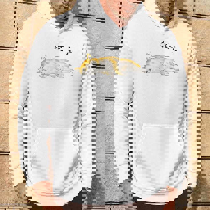 ぐでーんとくつろいでいる柴犬 パーカー ライフスタイル