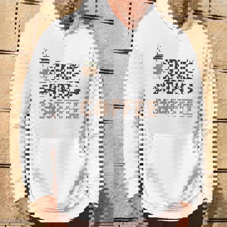 しかし、ファーストコーヒー面白いコーヒー愛好家の名言 パーカー ライフスタイル