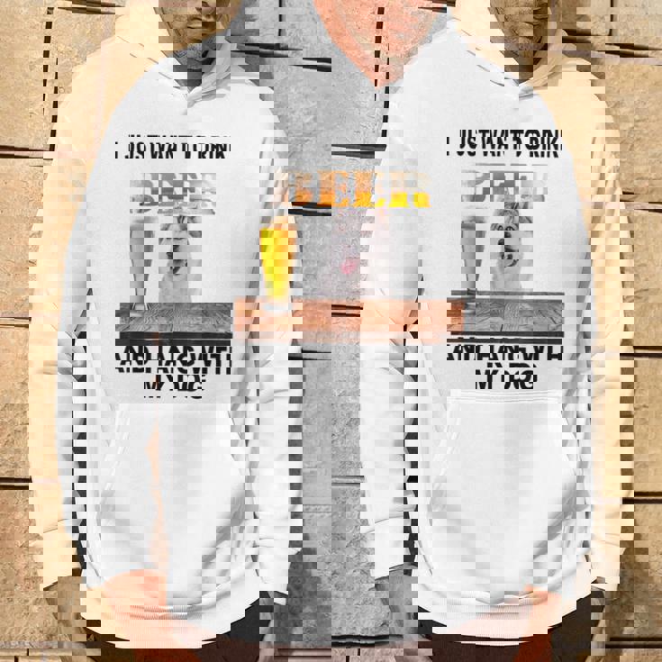 ただビール飲みたい&吊るしw おれのシベリアンハスキー パーカー ライフスタイル