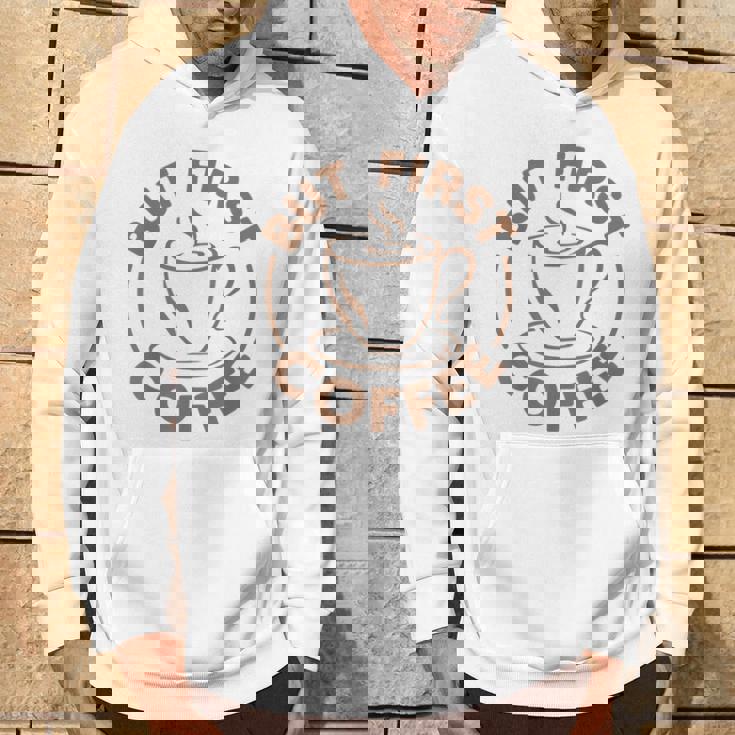 でもファーストコーヒー面白いコーヒー好き パーカー ライフスタイル