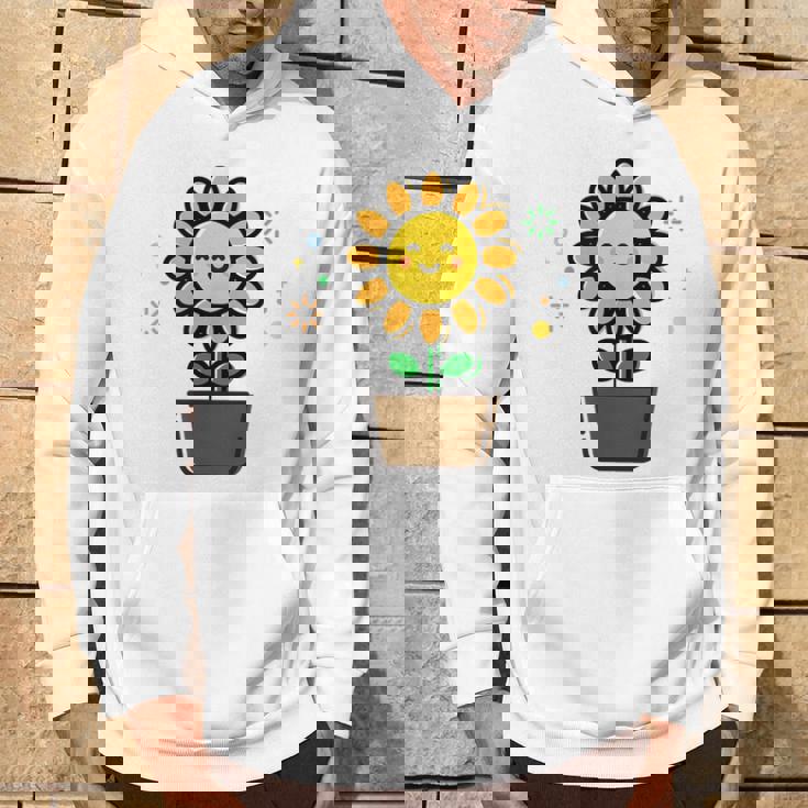 ひまわり 花 ポット シンプル クリップアート パーカー ライフスタイル