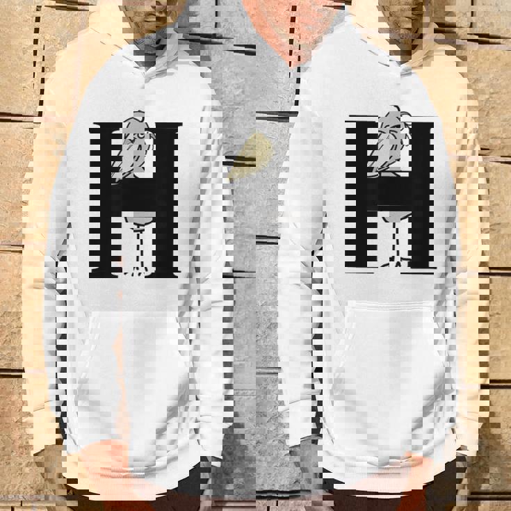 みんな大好きハシビロコウ 動かない鳥 はしび郎クラブ Hアルファベット ロゴ パーカー ライフスタイル