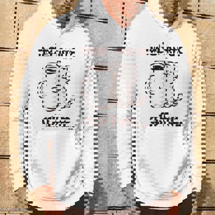 もっとコーヒーが必要だよ、可愛い猫ちゃん パーカー ライフスタイル