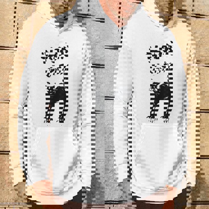 やんのかステップ 黒猫 猫好き ネコ好き 猫 ネコ ねこパパ ねこママ 猫飼いあるある おもしろ パーカー ライフスタイル