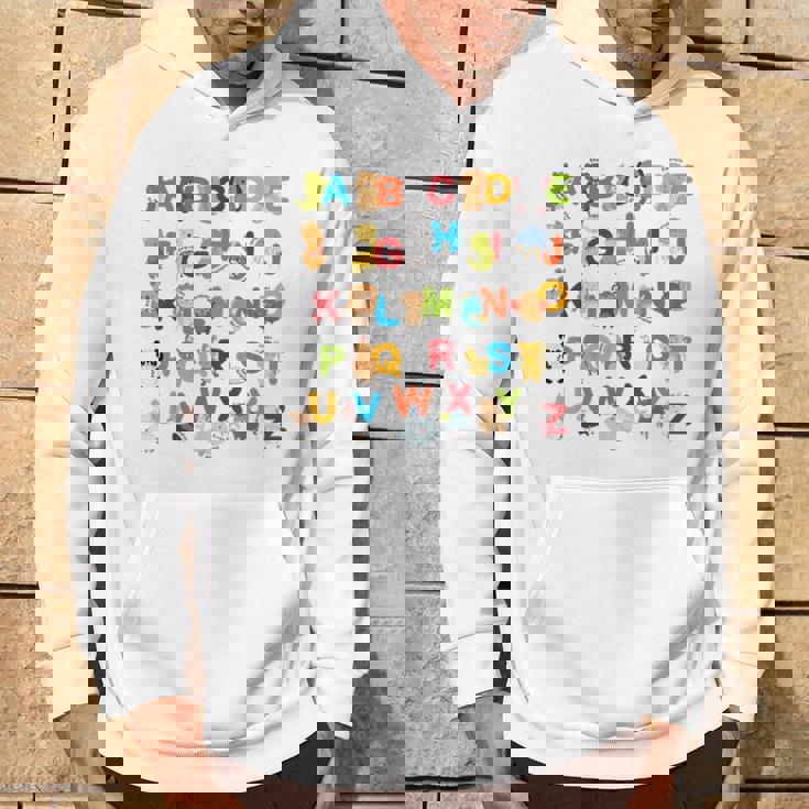 アルファベット動物学習abc キュート キッズ 教育 小道具 パーカー ライフスタイル