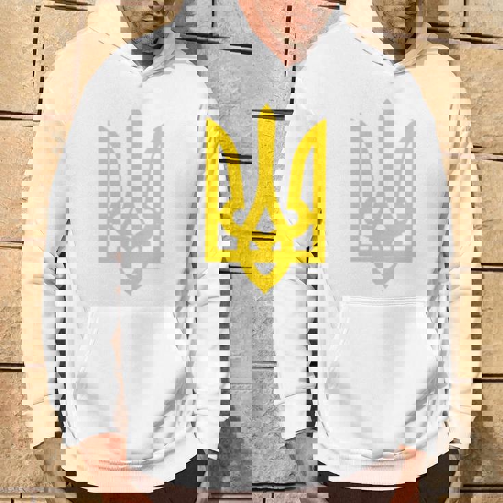 ウクライナ大統領 ヴォロディミル・ゼレンスキー ウクライナ・トライデント 長袖tシャツ パーカー ライフスタイル