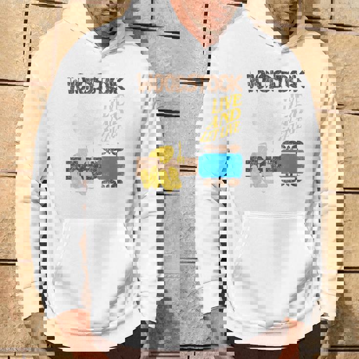 ウッドストック・ライブ・アンド・レット・ライブ パーカー ライフスタイル