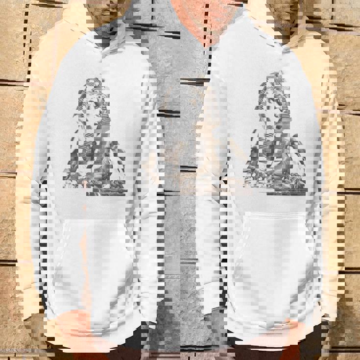 エジプト スフィンクス 神秘 ラムセス バックプリント パーカー ライフスタイル