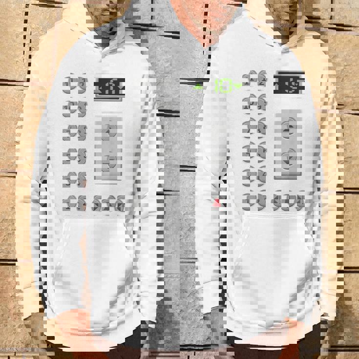 エレベーターボタン おもしろエレベーター パーカー ライフスタイル