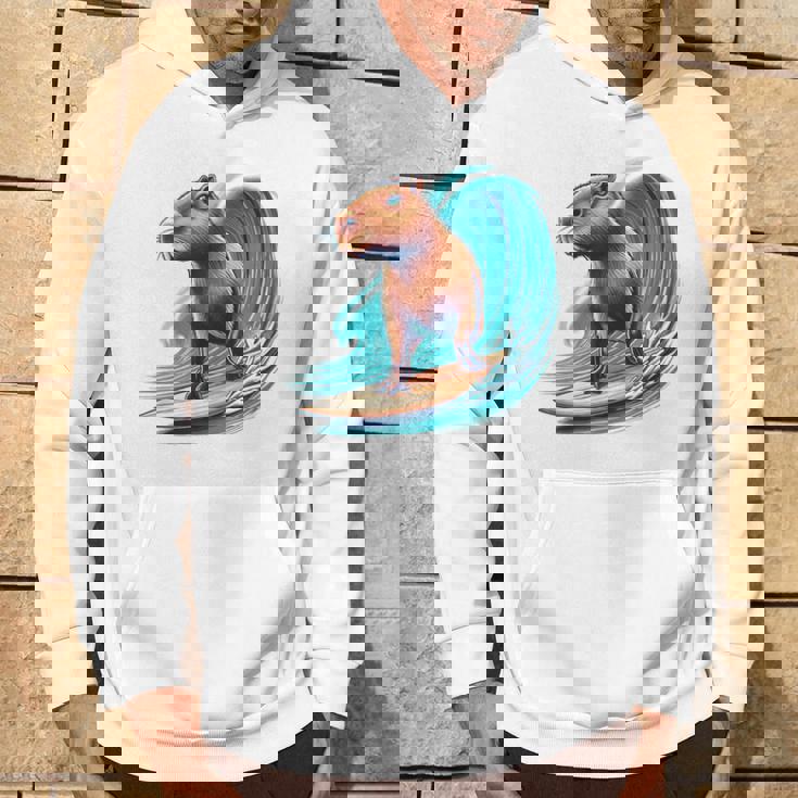 カッコイイ カピバラ サーファー サーフボード サーフィン メンズ レディース キッズ キャピー パーカー ライフスタイル